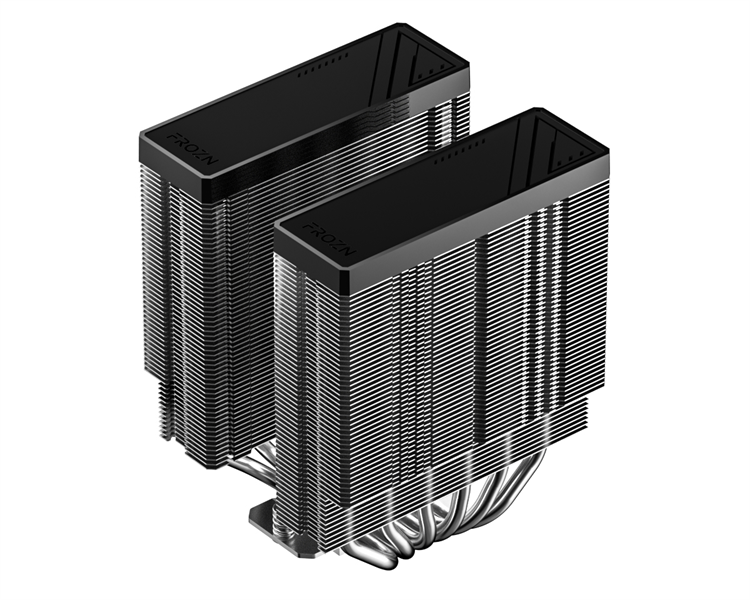 Кулер для процессора ID-COOLING FROZN A620 PRO SE ARGB LGA1700/1200/115X/AM5/AM4 (8шт/кор, TDP 260W, PWM, черный, 6 тепл.трубок + медная база, DUAL ARGB FAN 120mm) RET