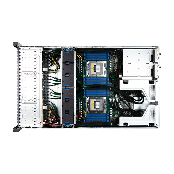 Серверная платформа MSI S2206-04 Rack 2U, 2xAMD EPYC SP5, 24xDDR5/6400, 24x2.5 (16xU.2 NVMe + 8xSATA/SAS), 2xM.2 2280 PCIe3x2, 3xPCIe5 x16 + OCP3.0, 2x1GbE + Mgmt, 2x1600W