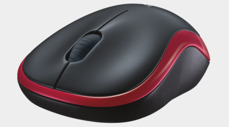Мышь Logitech Wireless Mouse M185, Red, CN, [910-002240/910-002633]