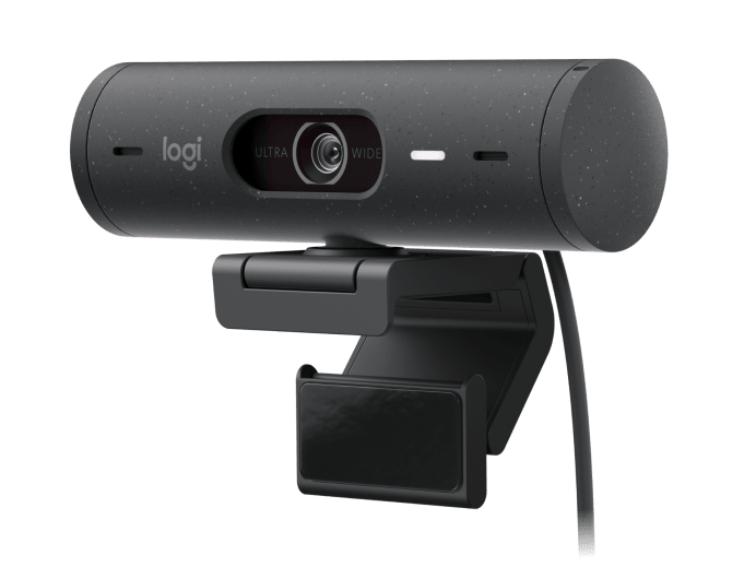 Веб-камера Logitech Webcam Brio 500, 1920x1080, GRAPHITE, 4Mp, защитная шторка, USB-C, [960-001422]