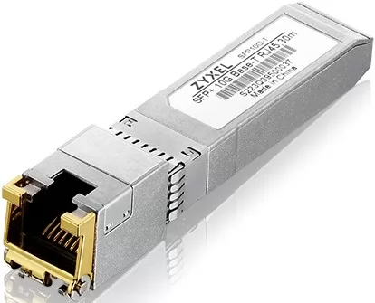 Трансивер Zyxel SFP10G-T с портом 10G RJ-45 (10G Base-T), для кабеля Cat6a/7 до 30 м (OEM)
