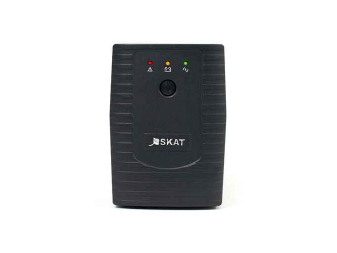 ИБП Бастион - SKAT 800 ВА/480 Вт, OFF-Line, in (220V 1xIEC-320 C14), 1xSchuko, 1xIEC-320 C13, Tower, цвет чёрный, SKAT-UPS 800/400
