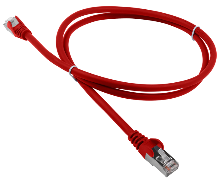 Патч-корд Lanmaster LAN-PC45/S5E-15-RD FTP RJ-45 вил.-вилка RJ-45 кат.5E 15м красный LSZH