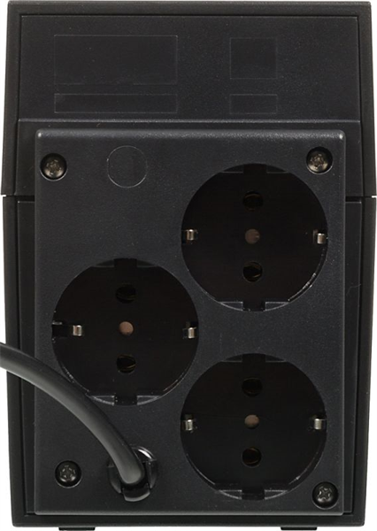 Источник бесперебойного питания Powercom Raptor, Line-Interactive, 600VA/360W, Tower, 3xSchuko (3 batt) (RPT-600A-EURO)