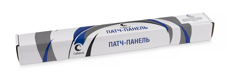 Патч-панель 19" (1U), 24 порта RJ-45, категория 5e, Dual IDC, с орган. Cabeus PL2-24-Cat.5e-Dual IDC Патч-панель 19" (1U), 24 порта RJ-45, категория 5e, Dual IDC, с задним кабельным организатором, new