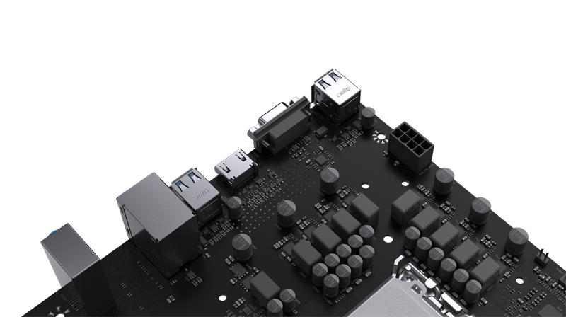 MAXSUN MS-Challenger B760M D5 (Socket 1700, mATX, 2*DDR5(96Gb), VGA/HDMI, 3*SATA3, 2*M.2, 1xPCI-E x16 /1xPCI-E x1, 2*USB 2.0,  4*USB 3.2 Gen1 , LAN 1*1G,  RTL)