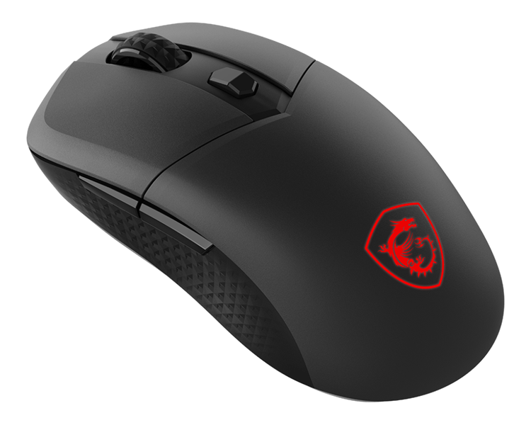 мышь беспроводная Mouse MSI VERSA 300, Wireless, 60g, DPI 8000, Symmetrical design, black (незначительное повреждение коробки)