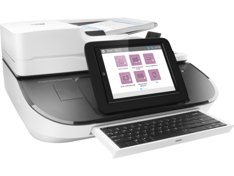 Сканер HP Digital Sender Flow 8500 fn2 Document Capture Workstation (A4,100ppm,600x600 dpi,24 bit, USB, LAN, ADF 150 sheets, Duplex, repl.L2719A) (после ремонта, замена головной платы)