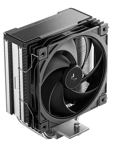 Кулер для процессора DEEPCOOL AG400 G2 LGA1851/1700/AM5/AM4 (18шт/кор, TDP 220W, PWM, Fan 120mm, 4 тепл. трубки, черный) RET (R-AG400-BKNPMG2-G)