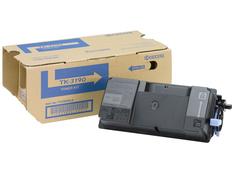Картридж Kyocera Тонер-картридж TK-3190 для P3055dn/P3060dn/P3155dn/P3260dn/M3655idn/M3660idn/M3860idn/M3860idnf (25000 стр.)