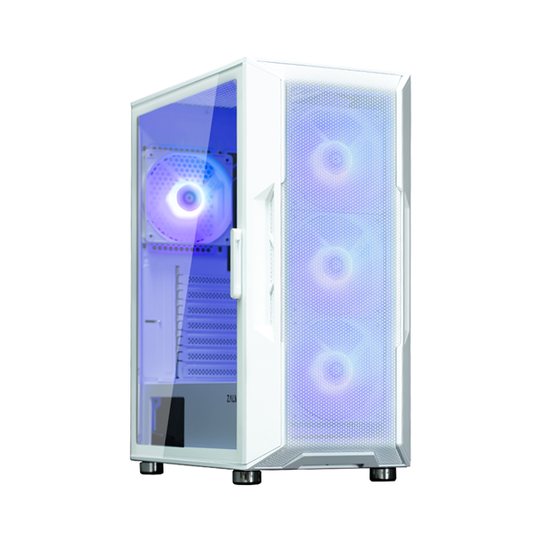 Корпус ZALMAN I3 NEO ARGB WHITE, ATX, WHITE, FRONT MESH, WINDOW, 2x3.5", 3x2.5", 1xUSB2.0, 2xUSB3.0, FRONT 3x120mm ARGB, REAR 1x120mm ARGB (после тестирования)