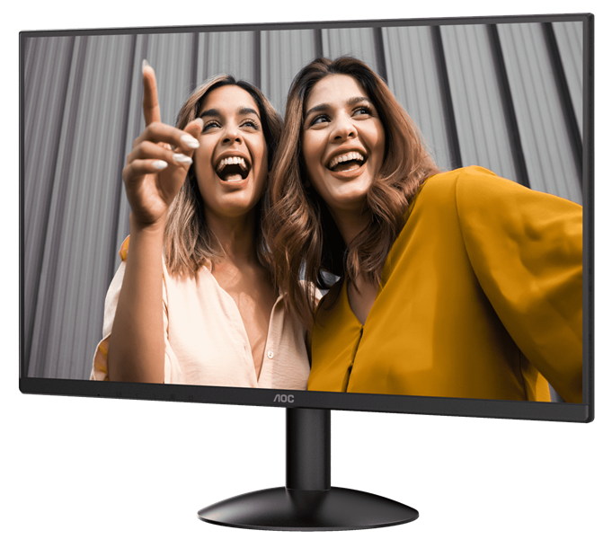 Монитор 23,8" AOC 1920x1080 WLED 16:9 IPS 300cd, 1500:1, 20M:1, 4ms, 178°/178°, VGA, HDMI, 120Hz, Tilt, VESA, External, Black, 3y