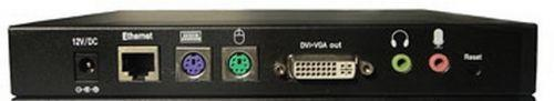 Передача VGA+аудио+PS/2(клавиатура, мышь) по Ethernet OSNOVO RLN-VKM Дополнительный декодер для комплекта TLN-VKM+, предназначен для подключения в сети Ethernet дополнительных мониторов/клавиатуры/"мыши". Разрешение до 1920 x1200, 25Гц. Вх. -RJ45/Аудио(3