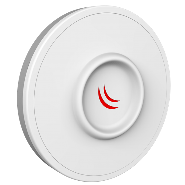 Точка доступа MikroTik Disc Lite5 ac with 21dBi 5GHz antenna, Dual Chain 802.11ac wireless, 716MHz CPU, 256MB RAM, 1 x Gigabit LAN, POE, PSU, pole mount, RouterOS L3