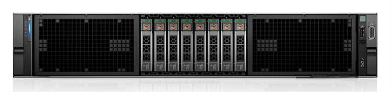 Шасси серверное DELL PowerEdge R760XA 2U/8NVMe/2xHS/H755N/2xGE/2x2800W/ RC4 4xFH,4xDW/Bezel/noTPM/IDRAC ENT/rails/1YWARR(210-BGRR)