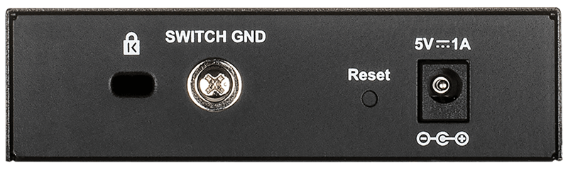 Коммутатор D-Link DGS-1100-05V2/A1A, настраиваемый, 5×1GbE