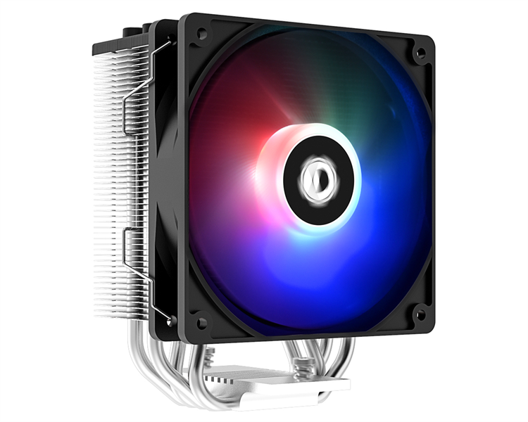 Кулер для процессора ID-COOLING SE-214-XT LGA1700/1200/115X/AM4 (16шт/кор, TDP 180W, PWM, 4 тепл.трубки прямого контакта, FAN 120mm, Dynamic Multi-Color LED) RET