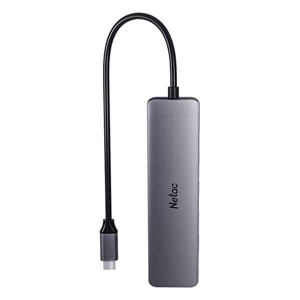 USB-концентратор Netac Hub WF14, Type-C to USB3.0*3+HDMI+mSD/SD 2.0 (repl. NT08WF14-30GR)