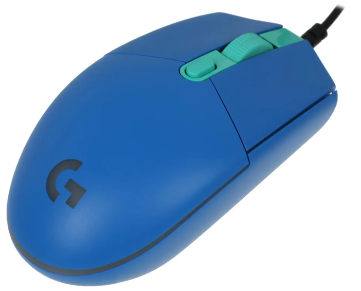 мышь Logitech Gaming Mouse G102 LIGHTSYNC, 8000dpi, Blue, CN, [910-005810]