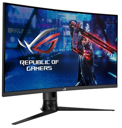 МОНИТОР 31.5" ASUS ROG Strix XG32VC Black Сurved (LED, Wide, 2560x1440, 170Hz, 1ms, 178°/178°, 400 cd/m, 3000:1, +DP, +2хHDMI, +MM, +2xUSB, ) (90LM03S0-B04170)