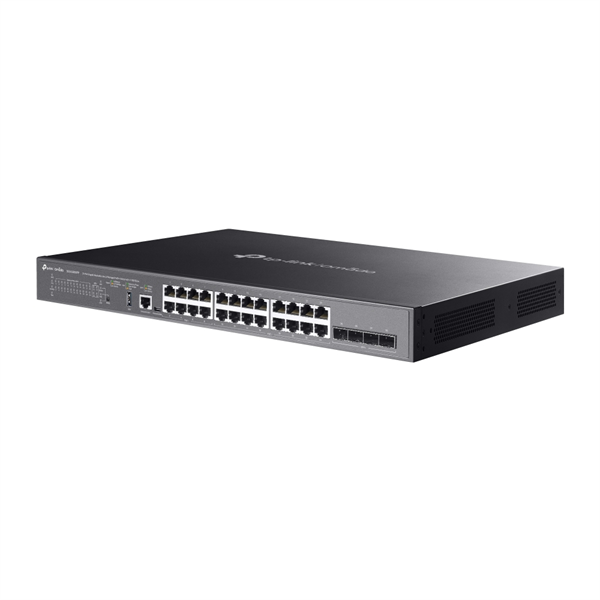 Коммутатор TP-Link SG5428XMPP, Omada 24-Port Gigabit Stackable Lite L3 Managed PoE++ Switch with 4 10G Slots
