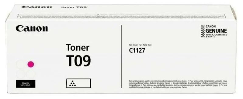  Тонер-картридж Canon T09 M пурпурный для i-SENSYS X C1127iF/C1127i/C1127P (5 900 стр.)