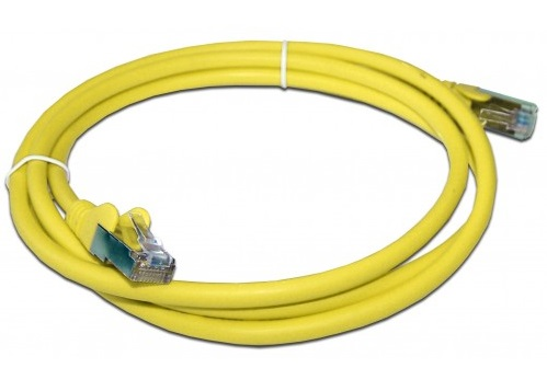 LAN-PC45/S6-0.5-YL Шнур коммутационный Lanmaster кат. 6 экр. FTP RJ45/RJ45 0.5м LSZH AWG26 жёлтый