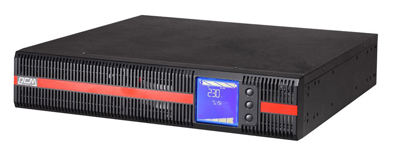 Источник бесперебойного питания Powercom MACAN SE, On-Line, 2000VA/2000W, Rack/Tower, 8*IEC320-C13, LCD, Serial+USB, SmartSlot, подкл. доп. Батарей (1075913) (существенное повреждение коробки)