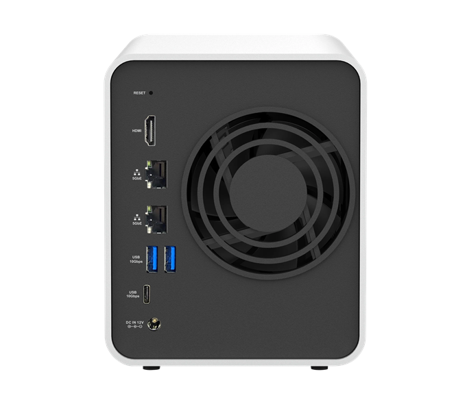 Система хранения данных TerraMaster F2-425 Plus tower NAS QC 3,4Ghz/8Gb(32)/TRAID,RAID0,1,10,5,6/up to 4 HDD SATA(3,5'/2,5')/3xM.2 2280 NVMe/3xUSB 10Gb(Type A) 1xUSB 10Gb(Type-C)/HDMI/2x5GbE RJ-45/1xPS/1YW(repl. F2-424)