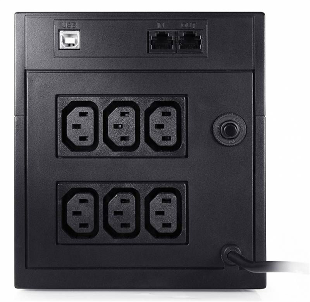 Источник бесперебойного питания Powercom Raptor, Line-Interactive, 1500VA/900W, Tower, 6*IEC320-C13, USB (295842) (потертости.)