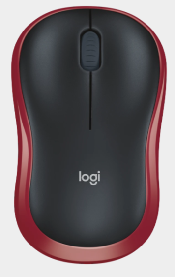 Мышь Logitech Wireless Mouse M185, Red, CN, [910-002240/910-002633]