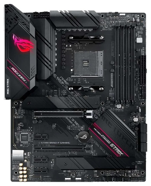 Материнская плата Asus - ROG STRIX B550-F GAMING, ATX, AMD B550, 1xAM4, 4xDDR4 до 128ГБ, 1x2.5GbE, audio, M.2, HDMI, DP, 6xSATA, 2xUSB2.0, 5xUSB3.2, 1xUSB3.2 Type C, ROG STRIX B550-F GAMING