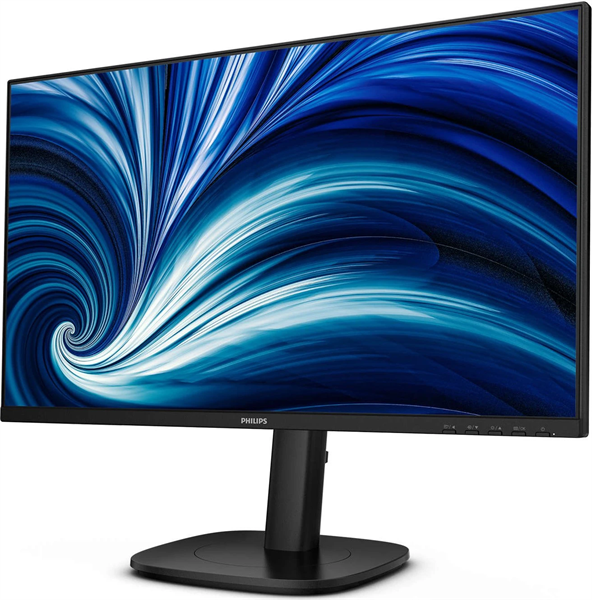 Монитор 23,8" Philips 24B2N3200D 1920x1200 WLED 16:10 IPS 300cd, 1500:1, 50М:1, 4ms, 178°/178°, VGA, HDMI, DP, 4хUSB 3.2, USB-C(15W) 100Hz, Speakers, Tilt, Height, Swivel, Pivot, Internal, VESA, Black, 3y