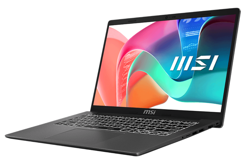 Ноутбук MSI Modern 14 F1MG Core 7 150U 14" FHD (1920*1080)IPS, DDR4 16GB (8GB*2),512GB SSD Intel Graphics,backlight,46.8Whr,1.5kg,Dos,1y,Platinum Gray