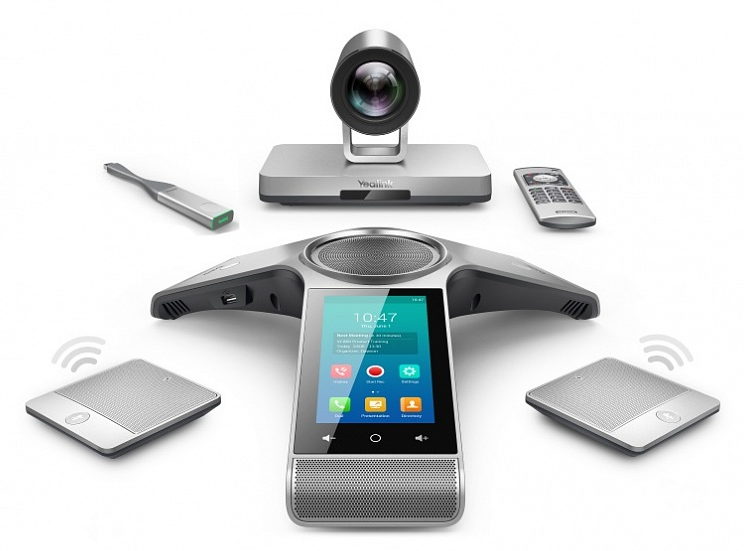 Комплект YEALINK VC800-Phone-WP (Моноблок с камерой 12Х, CP960, CPW90 - 2шт., WPP20, WF50, AMS 2 года), шт