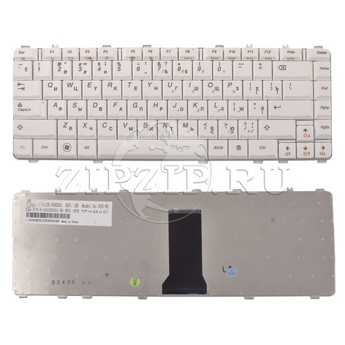 Клавиатура для ноутбука IdeaPad Y450 Y450A Y450AW Y450G Y550 Y550A Y550P Y560 U460 V460 Series White