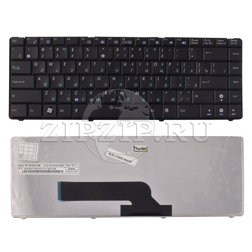 Клавиатура для ноутбука Asus K40 K40E K40IN K40IJ K40AB K40AN X8AC X8AE X8IC X8A X8W F82 P80 P81 Series