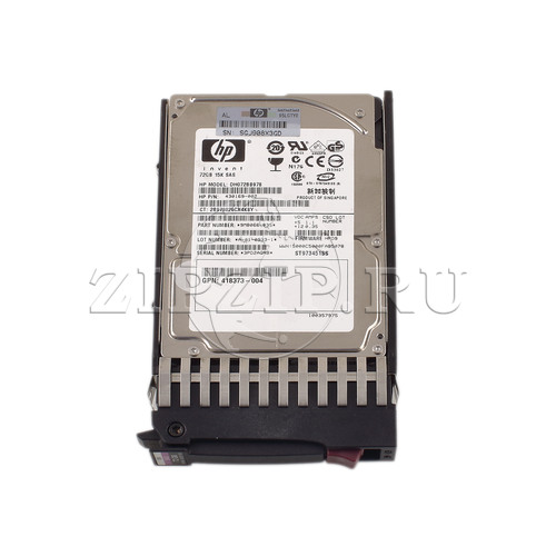 Жесткий диск HDD 72GB 15K SAS 2.5" DP HP SFF (Совм.)