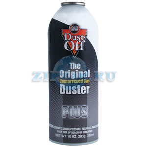 Сжатый газ (воздух) для дозаправки Dust-Off Plus 300 мл x 12 шт (Katun)