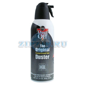 Сжатый газ (воздух) для удаления тонера и пыли Dust-Off XL, 283 г, (Цена за упаковку. В упаковке 12 шт.) (Katun)
