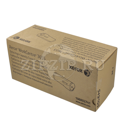 106R02741 - Тонер-картридж, Xerox, 106R02741 (чёрный), Для Xerox WorkCentre 3655