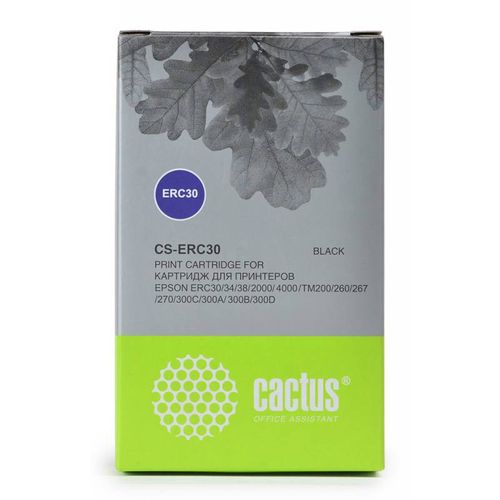 Картридж ленточный черный Epson ERC 30/34/38 (Cactus)