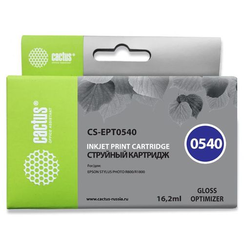 Картридж струйный Cactus CS-EPT0540 T0540 глянец (16.2мл) (Cactus)