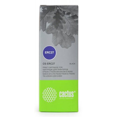 Картридж ленточный черный Epson ERC 27 (Cactus)