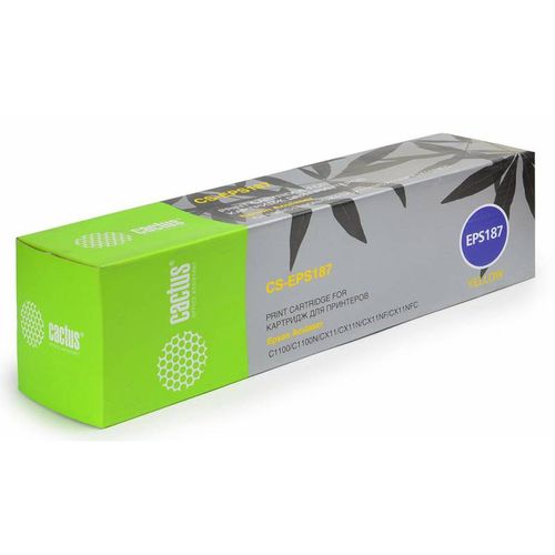 Тонер Картридж желтый Epson AcuLaser C1100N/CX11/CX11NFC (Cactus)