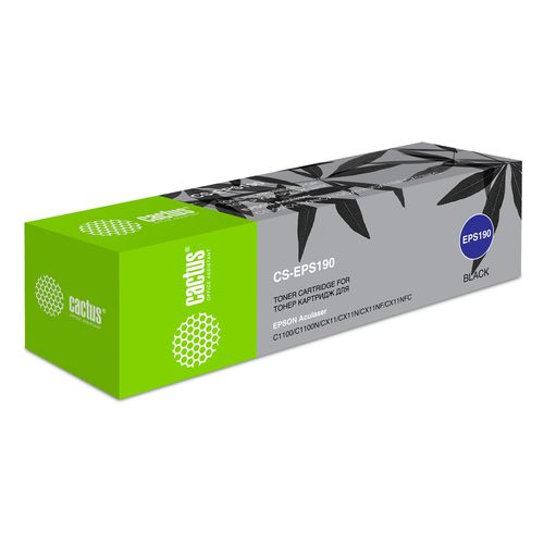 Тонер Картридж черный Epson AcuLaser C1100N/CX11/CX11NFC (Cactus)