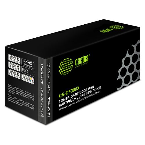 Тонер Картридж черный (12500стр.) HP CLJ M553N/M553x (Cactus)