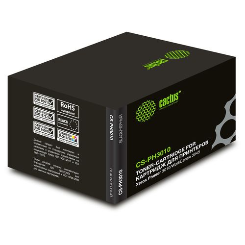 Тонер Картридж 106R02181 черный (1000стр.) (Cactus)