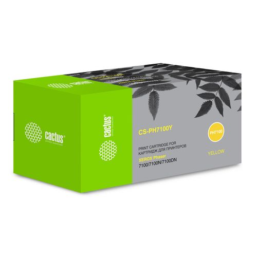 Тонер Картридж 106R02608 желтый (4500стр.) (Cactus)