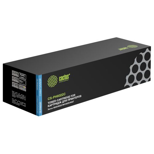Тонер Картридж 106R02760 голубой (1000стр.) (Cactus)